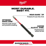 Milwaukee Shockwave Torx T20 X 3-1/2 in. L Impact Driver Bit Steel 5 pk