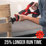 SKIL 20V PWR CORE 20 Cordless Brushed Reciprocating Saw Kit (Battery & Charger)