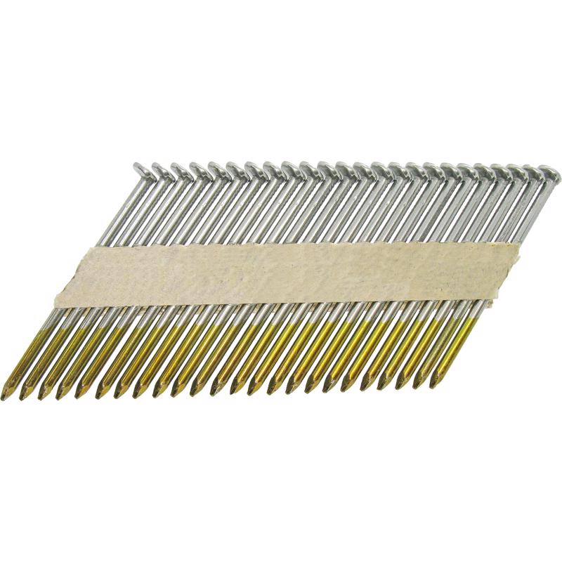 Grip-Rite 3 in. L X 12 Ga. Angled Strip Bright Framing Nails 30 deg 4000 pk