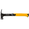DeWalt 16 oz Smooth Face Rip Claw Hammer 7.50 in. Steel Handle, Pack of 2