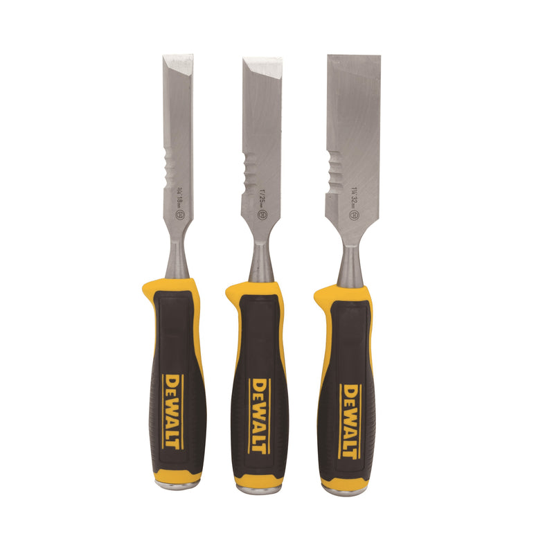 DeWalt Side Strike Wood Chisel Set 3 pk