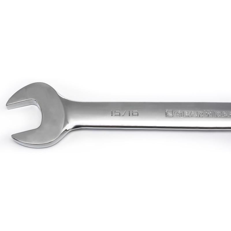 GEARWRENCH 12 Point Metric and SAE Ratcheting Combination Wrench Set 10 pc