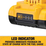 DeWalt 20V MAX DCB240C 4 Ah Lithium-Ion Compact Battery and Charger Starter Kit 2 pc