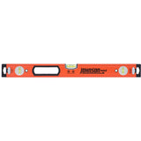 Johnson 24 in. Aluminum Heavy Duty Box Level 3 vial, Pack of 2