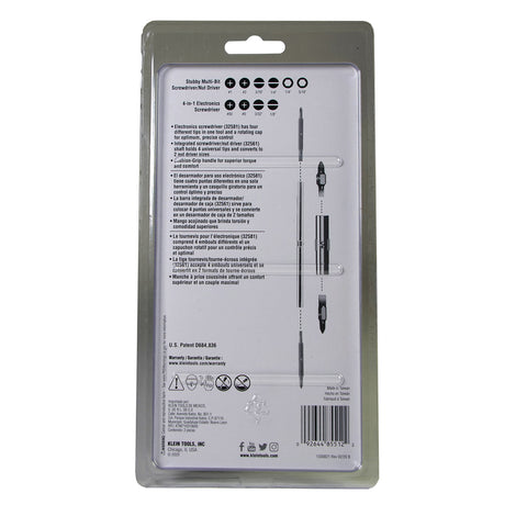 Klein Tools Multi-Bit Screwdriver/Nut Driver Set 2 pc