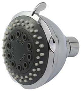 Boston Harbor TS02213CP Showerhead, 1.75 gpm, 1/2 in Connection, Threaded, 3-Spray Function, ABS, Chrome, 3-1/2 in L