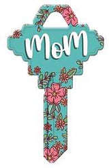 Hy-Ko 15005SC1-MOM Key Blank, #1 Mom, Brass, For: Schlage SC1 Keyways, SC1 Key Number, Pack of 5