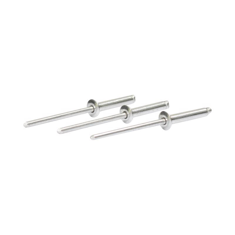 Supreme Rivets Arrow 1/8 in. D X 1/2 in. Aluminum Long Rivets Silver 100 pk ...