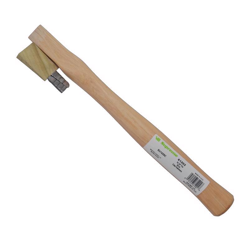 Vaughan 14 in. American Hickory Claw Hammer Replacement Handle Natural 1 pc