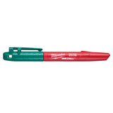 Milwaukee INKZALL Green Fine Tip Permanent Marker 1 pk