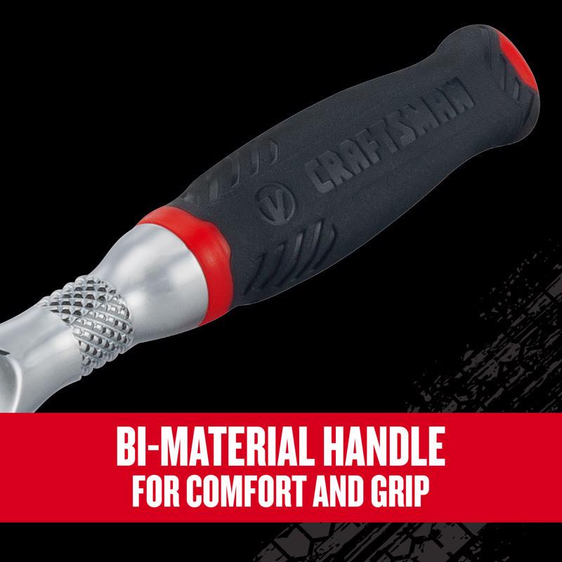 Craftsman V-Series 1/4 and 3/8 in. drive Comfort Grip Ratchet Set