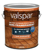 Valspar VL1028084-16 Stain and Sealer, Semi-Transparent, Redwood, Liquid, 1 gal, Pack of 4