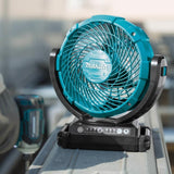 Makita 11-1/8 in. H 3 speed Oscillating Cordless Jobsite Fan