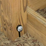 Playstar PS 7690 Playset Anchor, Black, For: Securing Playsets, Slides and Climbers