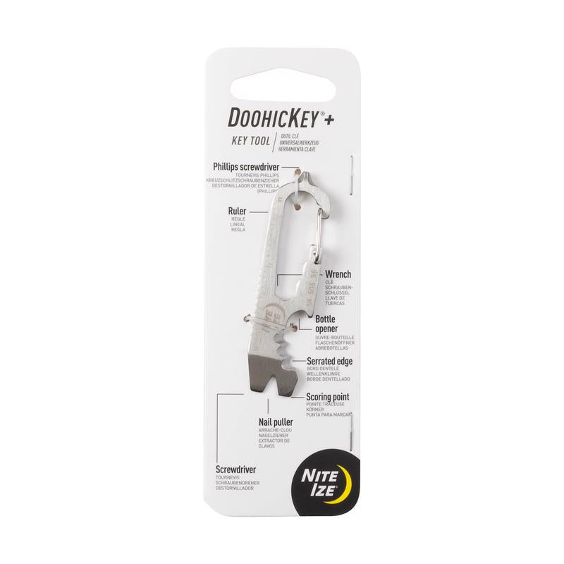 Nite Ize Doohickey Stainless Steel Silver Multi Key Tool, Pack of 6