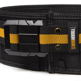 ToughBuilt Polyester Heavy Duty Padded Belt with Back Support 4.25 in. L X 13.5 in. H Black/Orange O