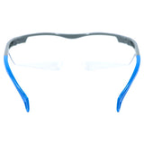 General Electric 01 Series Impact-Resistant Safety Glasses Clear Lens Blue Frame 1 pk