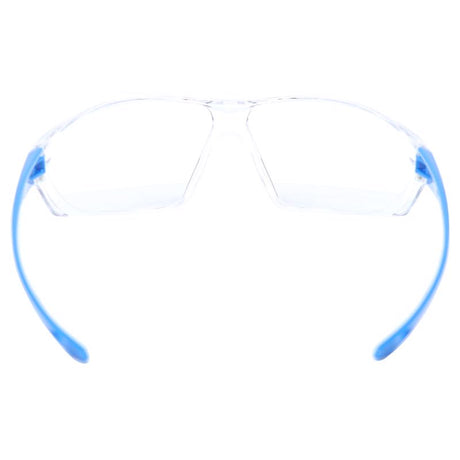 General Electric 03 Series Impact-Resistant Safety Glasses Clear Lens Blue Frame 1 pk