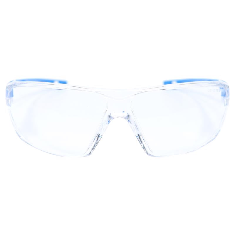 General Electric 03 Series Anti-Fog Impact-Resistant Safety Glasses Clear Lens Blue Frame 1 pk