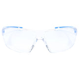 General Electric 03 Series Anti-Fog Impact-Resistant Safety Glasses Clear Lens Blue Frame 1 pk