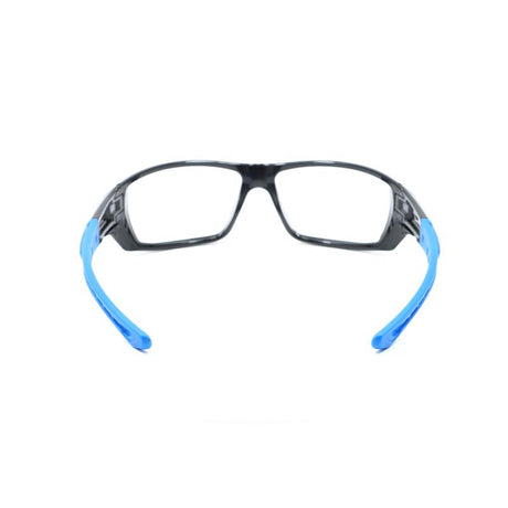 General Electric 04 Series Anti-Fog Impact-Resistant Safety Glasses Clear Lens Black/Blue Frame 1 pk