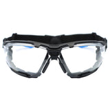 General Electric 05 Series Anti-Fog Impact-Resistant Safety Glasses Clear Lens Black/Blue Frame 1 pk