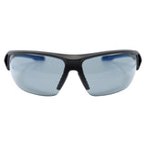 General Electric 06 Series Anti-Fog Impact-Resistant Safety Glasses Smoke Lens Black/Blue Frame 1 pk