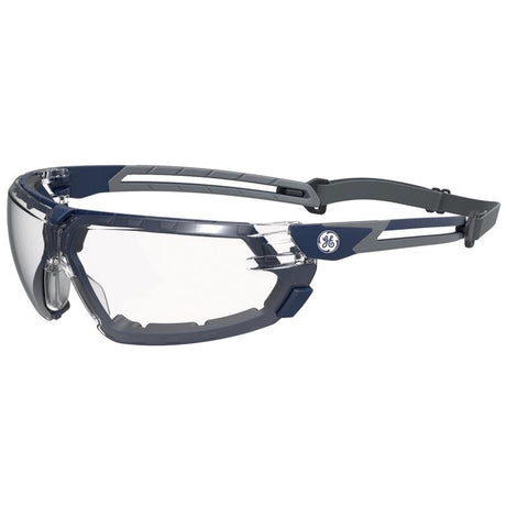 General Electric 11S Series Anti-Fog Impact-Resistant Safety Glasses Clear Lens Blue/Gray Frame 1 pk