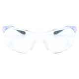 General Electric 02 Series Impact-Resistant Safety Glasses Clear Lens Blue/Gray Frame 1 pk