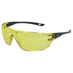 General Electric 03 Series Anti-Fog Impact-Resistant Safety Glasses Amber Lens Gray Frame 1 pk