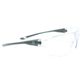 General Electric 03 Series Anti-Fog Impact-Resistant Safety Glasses Clear Lens Gray Frame 1 pk
