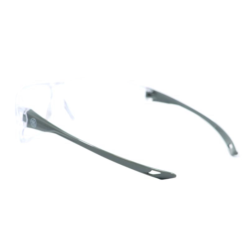 General Electric 03 Series Anti-Fog Impact-Resistant Safety Glasses Clear Lens Gray Frame 1 pk