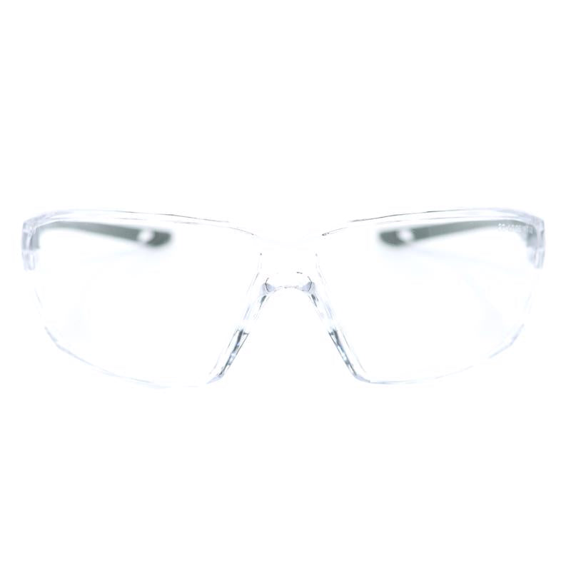 General Electric 03 Series Anti-Fog Impact-Resistant Safety Glasses Clear Lens Gray Frame 1 pk