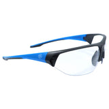General Electric 06 Series Anti-Fog Impact-Resistant Safety Glasses Clear Lens Black/Blue Frame 1 pk