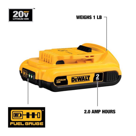 DeWalt 20V MAX DCB346-3 Lithium-Ion Battery Pack 3 pc