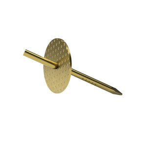 OOK 50091 One-Step Hanger, 20 lb, Brass, Gold