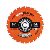 Crescent NailSlicer 6-1/2 in. D X 5/8 in. Framing Carbide Circular Saw Blade 24 teeth 10 pk, Pack of 10
