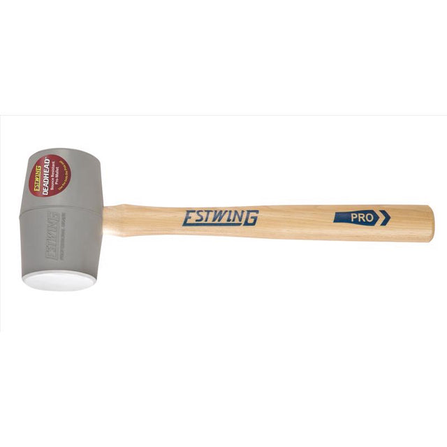 Estwing Deadhead 18 oz Mallet Rubber Head Wood Handle
