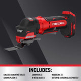 Craftsman V20 BRUSHLESS RP Cordless Oscillating Multi-Tool Tool Only