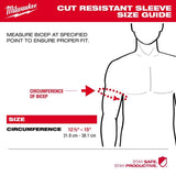 Milwaukee Cut-Resistant Arm Sleeve Red