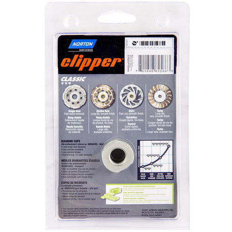 Norton Clipper 4 in. D X 5/8-11 in. X 0.210 in. thick Classic Cup Wheel 1 pk