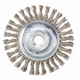 Norton Clipper 4 in. Knotted Wire Wheel Brush Stainless Steel 12500 rpm 1 pc