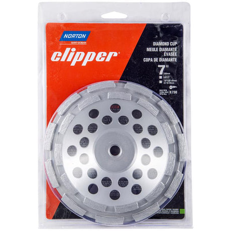 Norton Clipper 7 in. D X 5/8-11 in. X 0.21 in. thick Classic Cup Wheel 1 pk