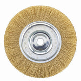 Norton Clipper 8 in. Coarse Crimped Wire Wheel Brush Brass 3750 rpm 1 pc