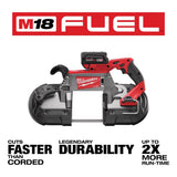Milwaukee M18 FUEL Cordless Brushless 5 in. Deep Cut Band Saw Kit (Battery & Charger)