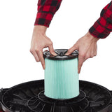 Craftsman 6.75 in. D HEPA Media Wet/Dry Vac Cartridge Filter 5-20 gal 2 pc