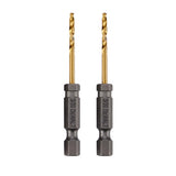 DeWalt Impact Ready 3/32 in. X 2-7/16 in. L Titanium Nitride Drill Bit Hex Shank 2 pc