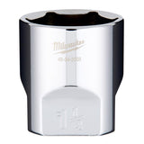 Milwaukee 1-1/4 in. X 1/2 in. drive SAE 6 Point Standard Socket 1 pc