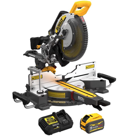 DeWalt 60V 12 in. Cordless Brushless Sliding Miter Saw Kit (Battery & Charger)