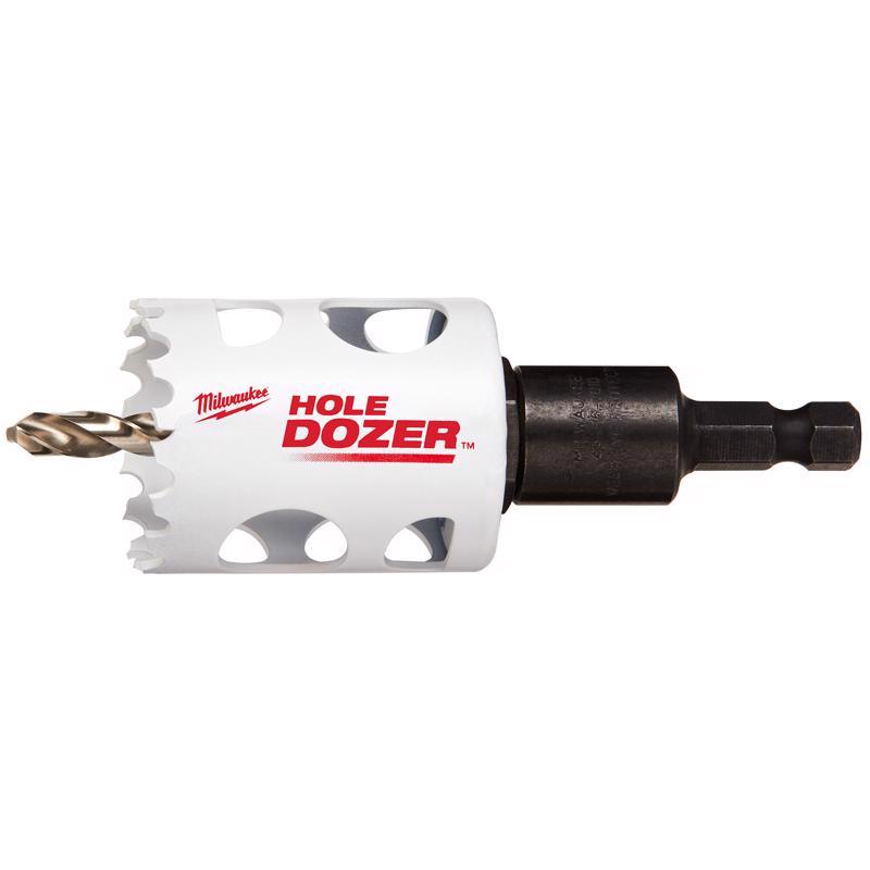 Milwaukee Hole Dozer 1-1/2 in. Bi-Metal Hole Saw with Arbor and Pilot Bit 1 pk, Pack of 2